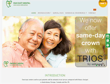 Tablet Screenshot of fareastdental.com